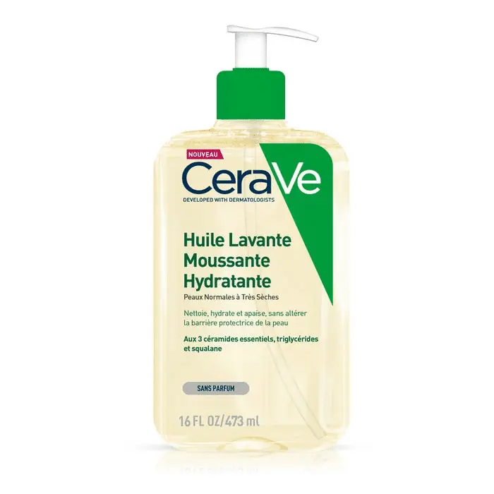 CERAVE HUILE LAVANTE MOUSSANT HYDRA 473ML