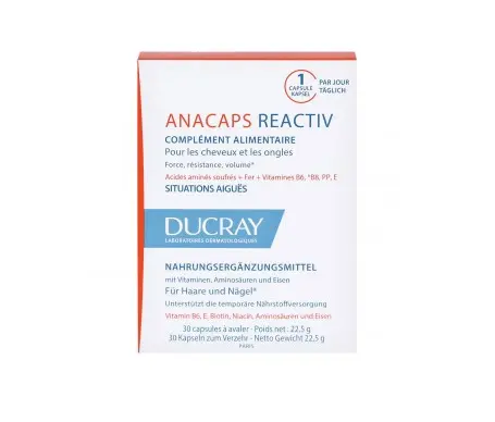 DUCRAY ANACAPS REACTIV B/30