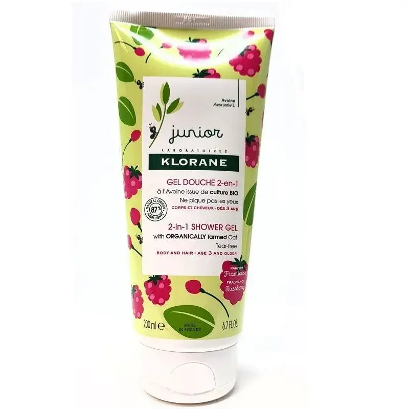 KL JUNIOR GEL DE DOUCHE FRAMBOISE 200ML