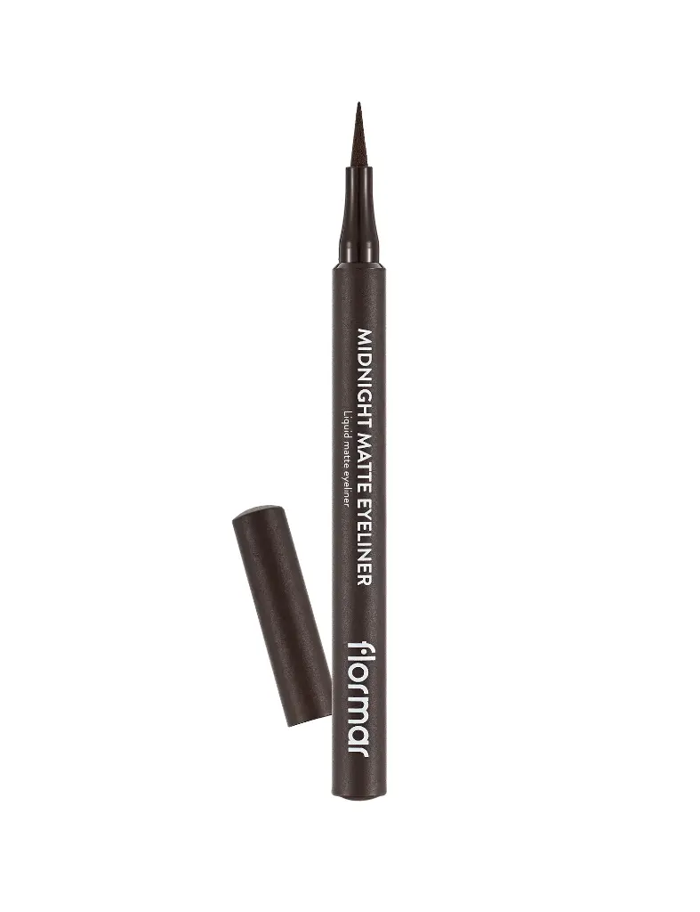 FLORMAR MIDNIGHT MATTE EYLINER 02 BROWN