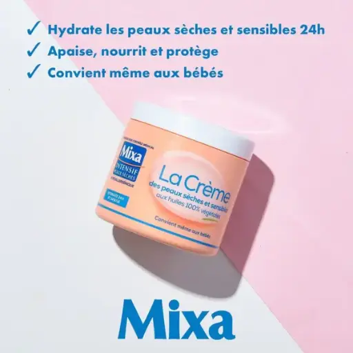 [3600551020457] MIXA La Crème des Peaux Sèches et Sensibles Multi Usage Visage 400 ml